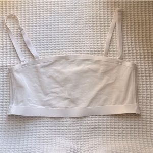 Skims Bralette, Sheer White, Size XS